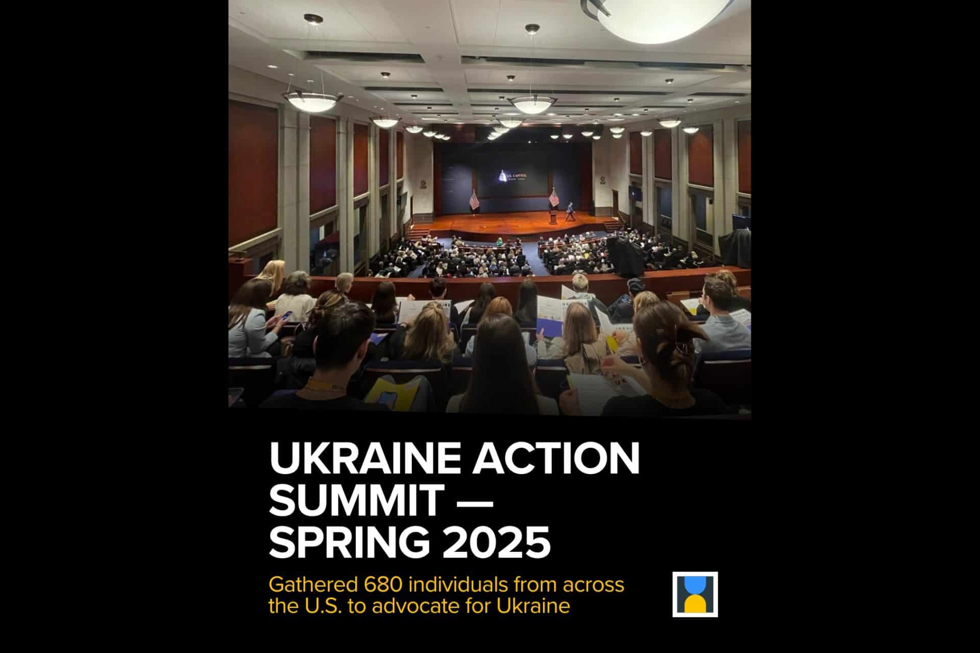 Ukraine Action Summit—Spring 2025 Big Picture with CVH logo