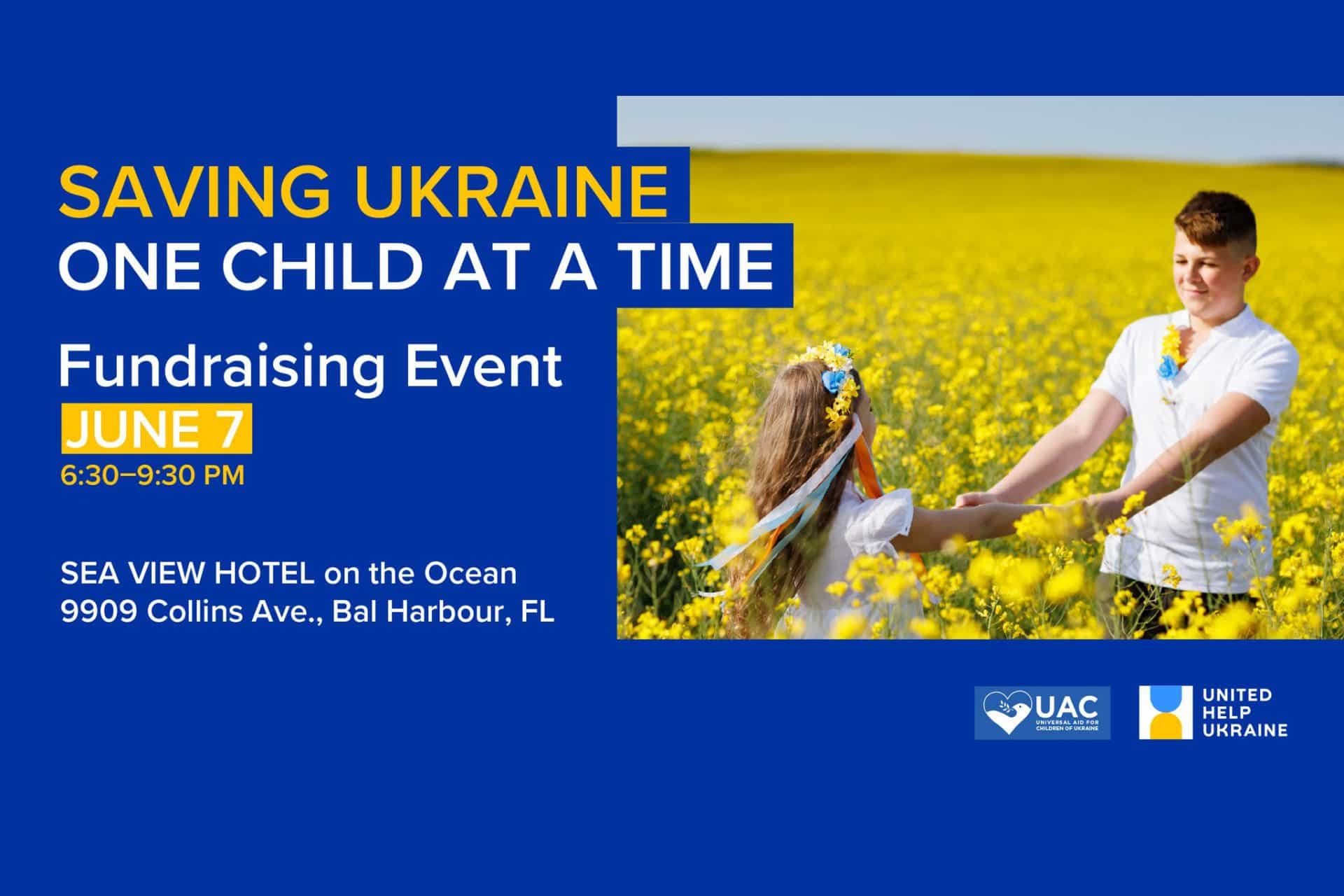 Saving Ukraine one child at a time fundraising event under CVH program