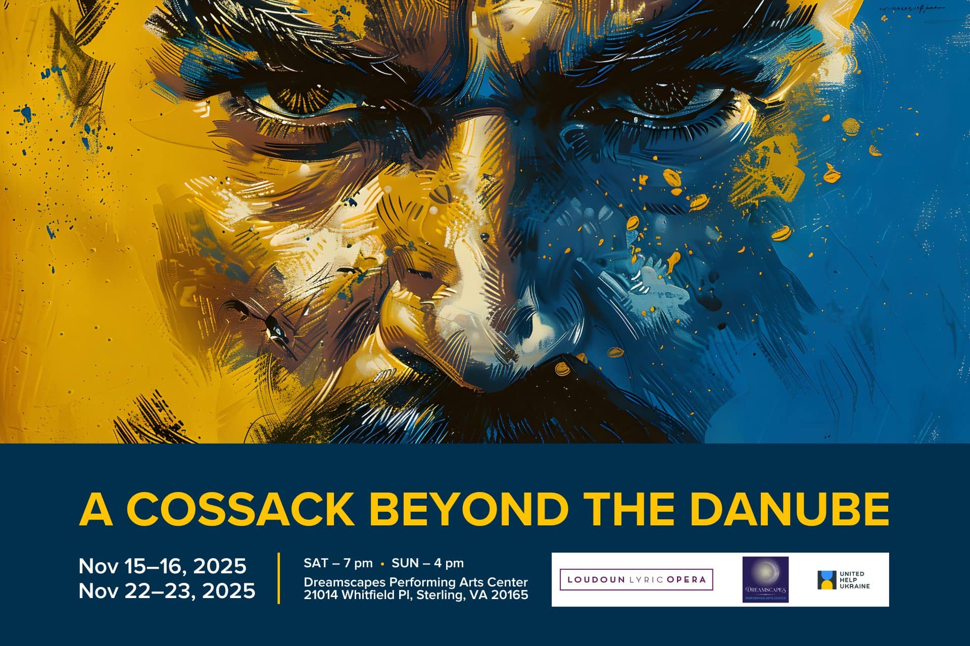 A Cossack Beyond the Danube Announcement of spectacle, an opera in November 2025, Sterling, VA