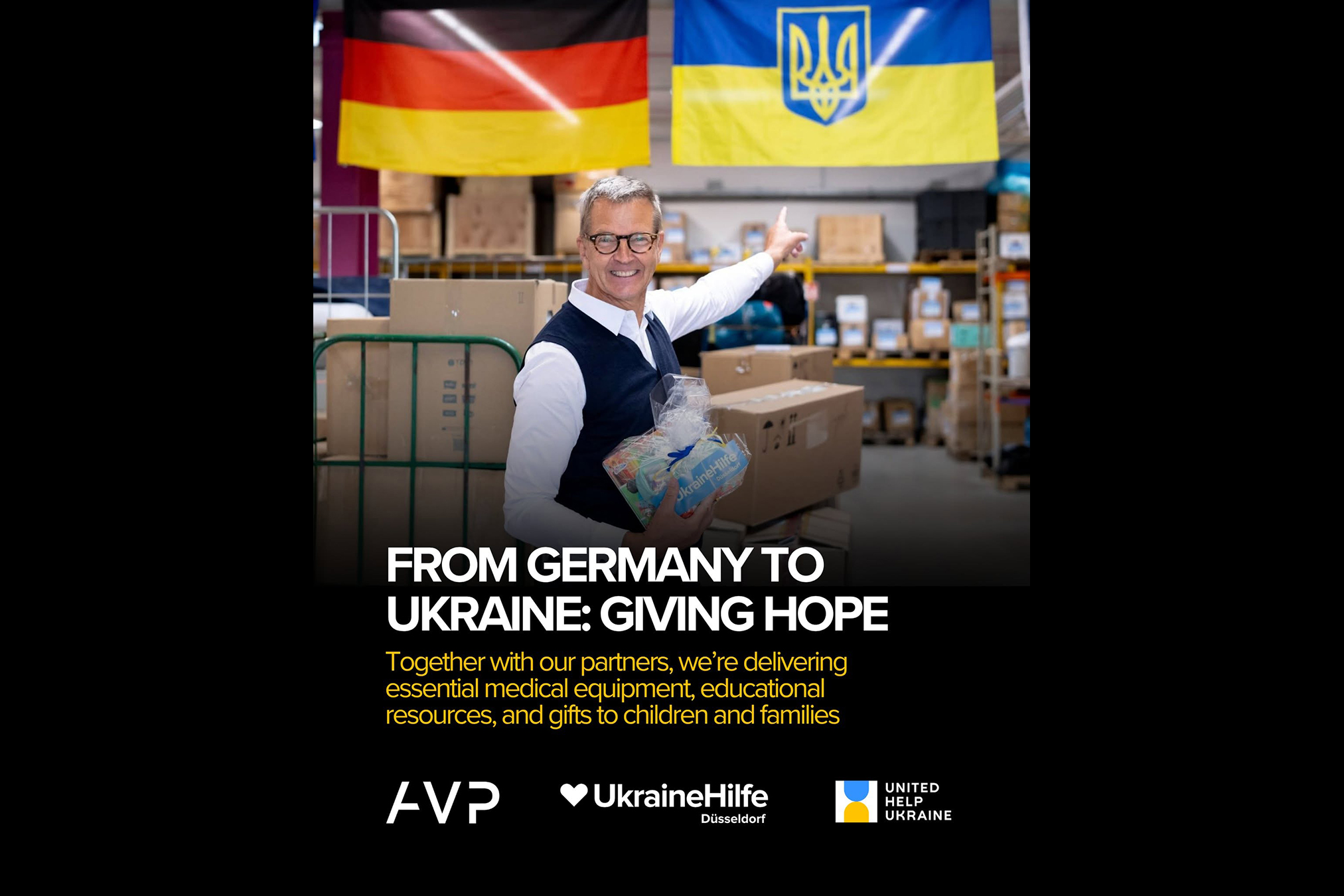 From Germany to Ukraine Giving Hope
